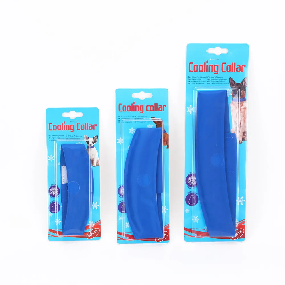 

Top sale Dog Cooling Collars Safe Gel leash Pet Summer Sunstroke Prevention Cooling Neck Wrap Puppy pet collar for cat dog