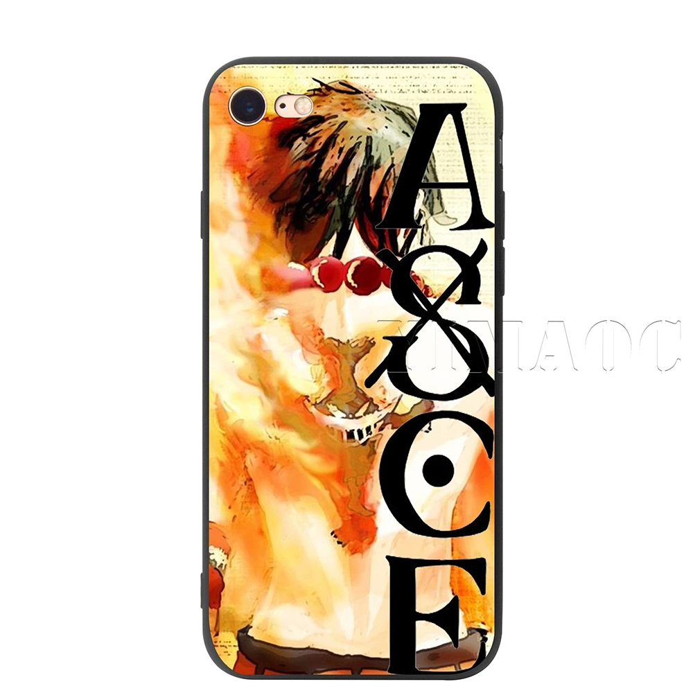YIMAOC one piece Ace силиконовый мягкий чехол для iPhone 11 Pro XS Max XR X 8 7 6 6S Plus 5 5S SE - Цвет: 8