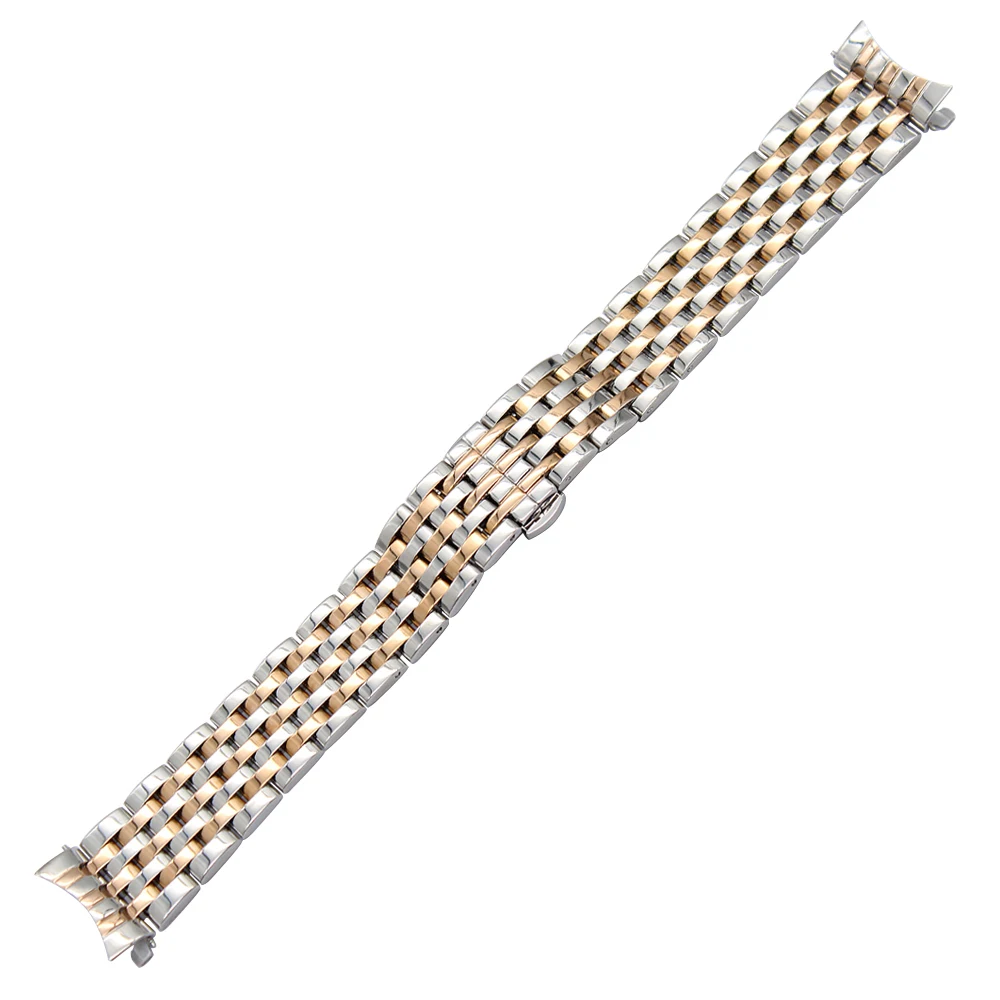 Ремешок изогнутый из нержавеющей стали для часов браслет Мориса Lacroix Montblanc Oris Mido