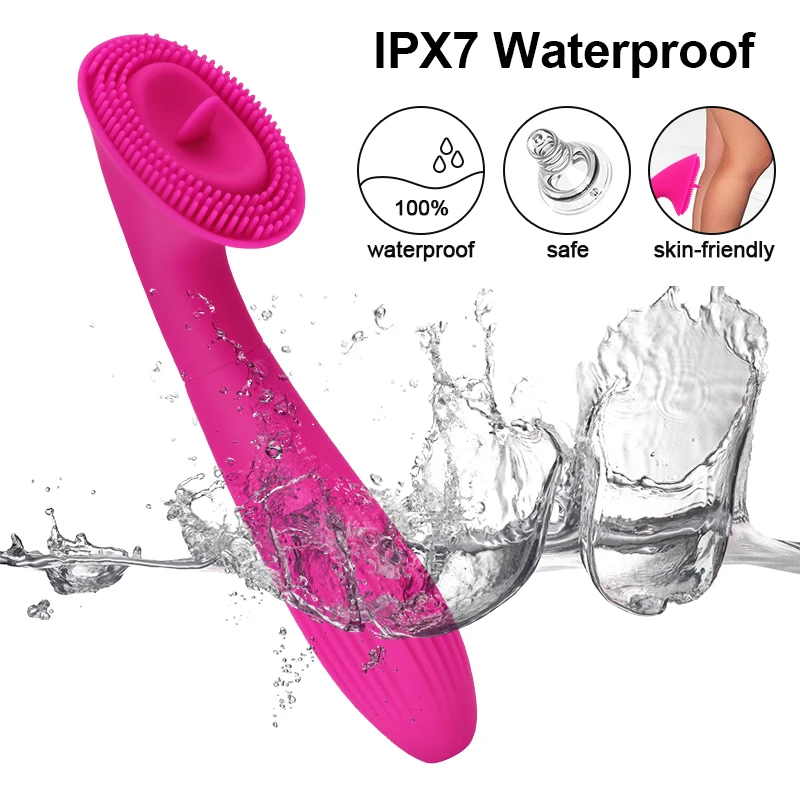 GUIMI Oral Vibrator Nipple Clitoris Masturbator Pussy Massage Licking Tongue for Women Dildo G-Spot Clit Stimulation |