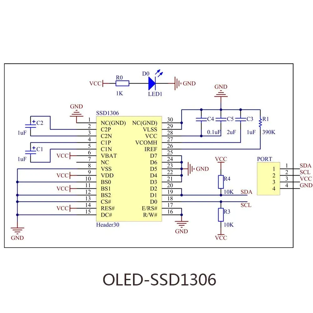 Raspberry pi 3 дисплей 0 96 &quotOLED Белый ЖК-дисплей модуль 12864 интерфейс 96&quot Привод SSD136