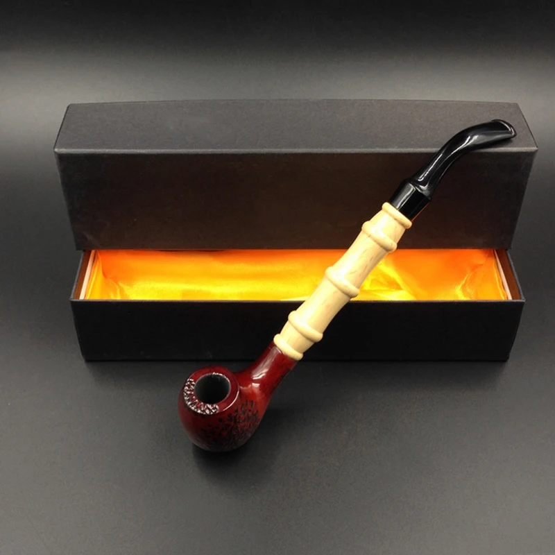 Курительная трубка из резьбы по дереву Длинные курительные трубки травяные