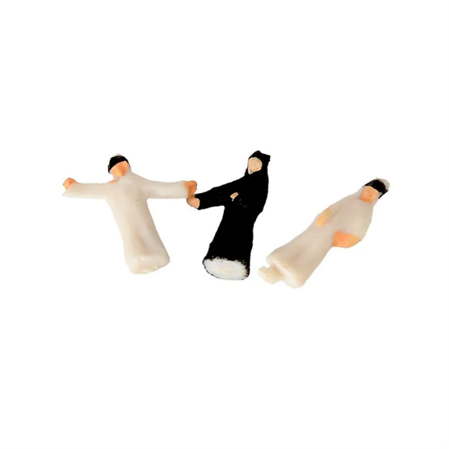 50pc1:50 1:75 1:100 1:150 1:200 scale mini abs arab Figure Architectural sand table material model background character posture |