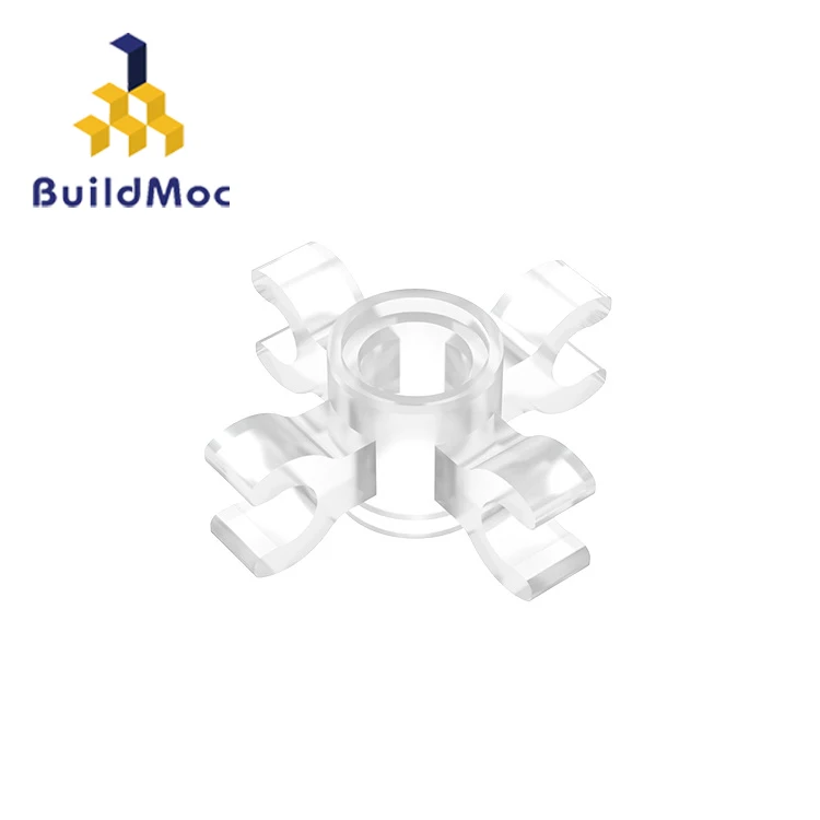 BuildMOC 15646-90202 высокотехнологичный штырьковый соединитель Круглый с 4 зажимами для