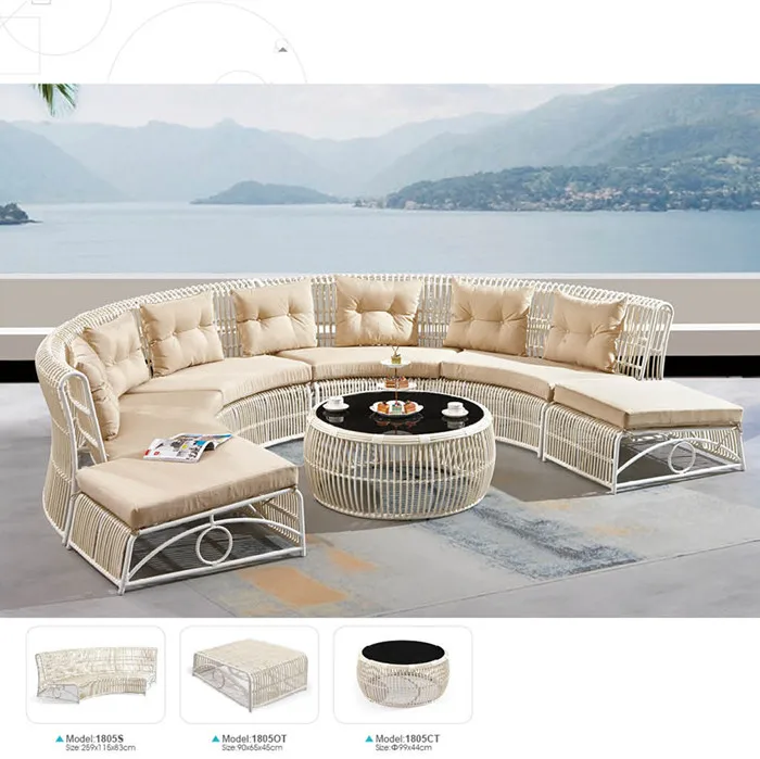 Садовая мебель угловой диван из ротанга набор диванов с подушками|garden furniture sofa|sofa