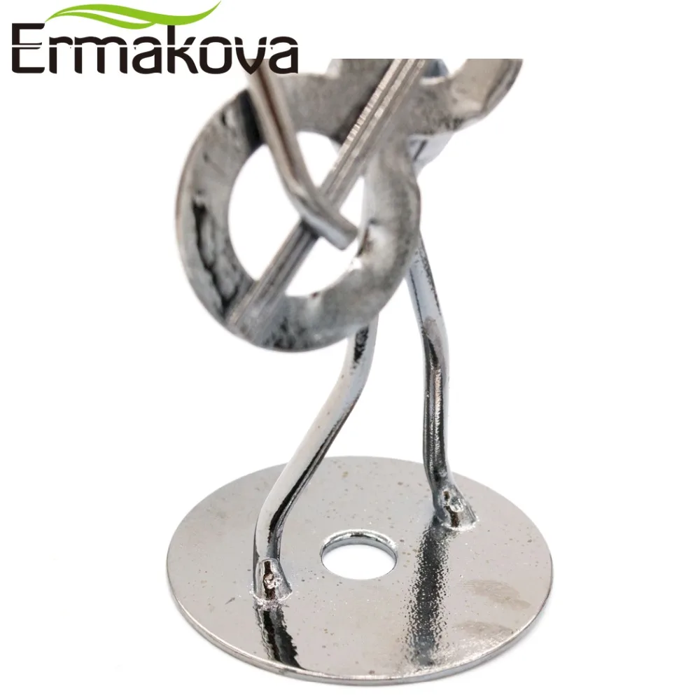 ERMAKOVA 5," металлический музыкальный бас-плеер скульптурный инструмент Статуэтка орнамент статуя кафе счетчик Офисная Книжная Полка украшение