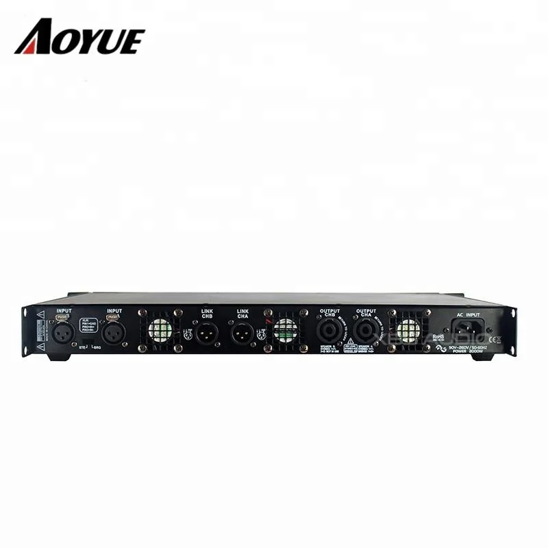 Усилитель 2 канала x800w аудио усилитель мощности Цифровой усилитель K-800 1 U stage горячая Распродажа усилитель