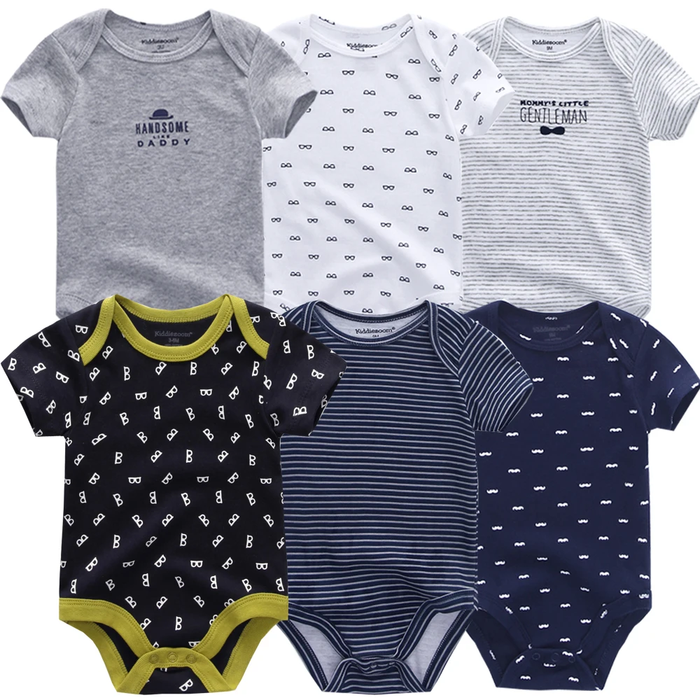 Детское хлопковое боди с коротким рукавом летняя одежда для малышей|baby clothes|de