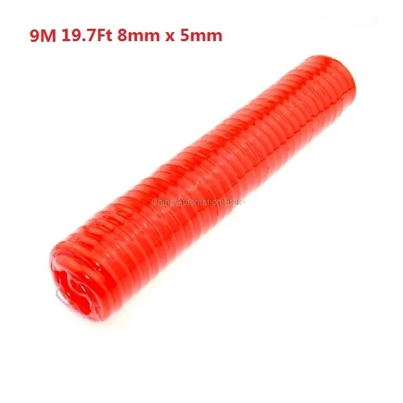 

15M 19.7Ft 8mm x 5mm Flexible PU Recoil Hose Tube for Compressor Air Tool