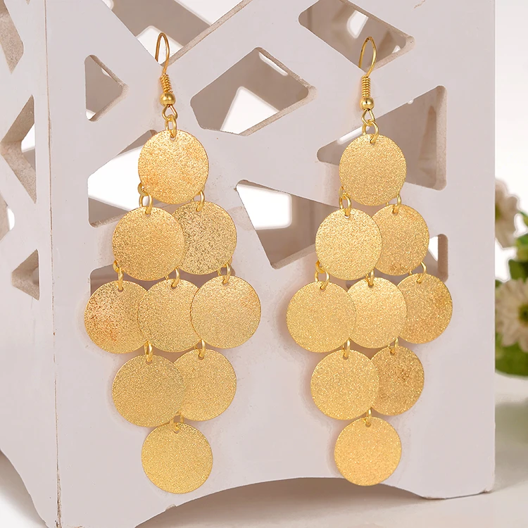 Европейские и американские серьги кисточки в стиле панк рок винтажные