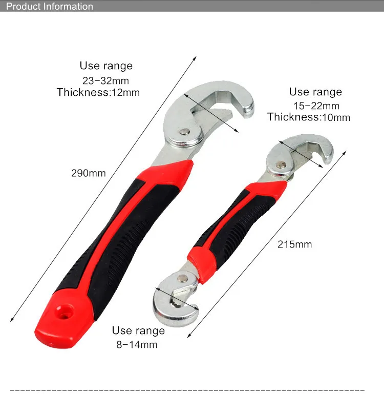 Новый 2 шт./компл. универсальный гаечный ключ тип крючка CR-V прочный два набора для