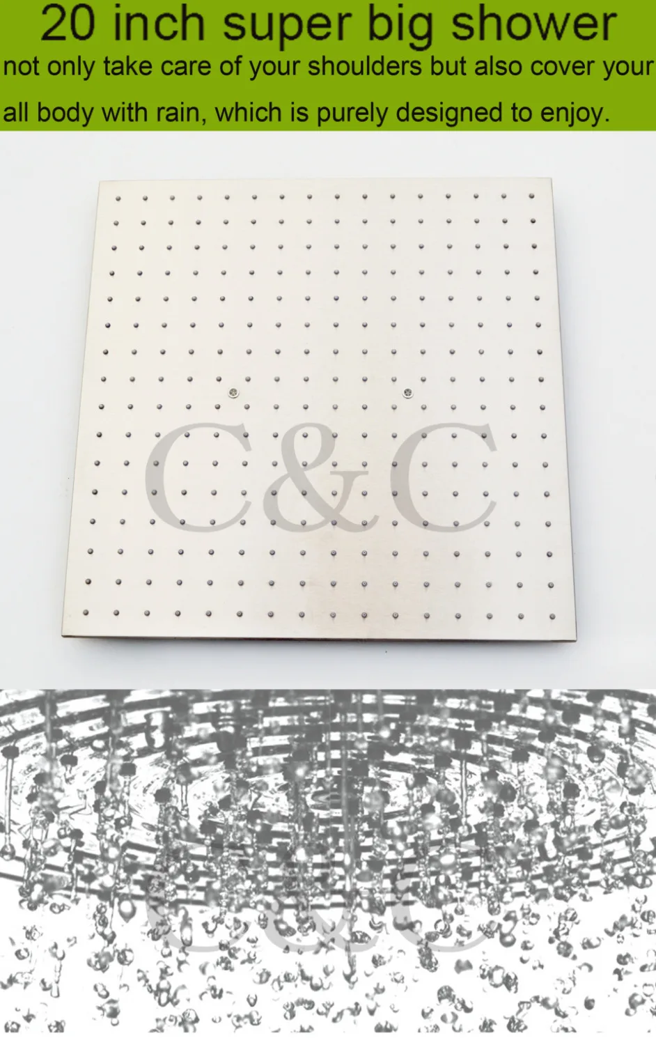 Смеситель для душа с экономией воды 20 дюймов | Обустройство дома