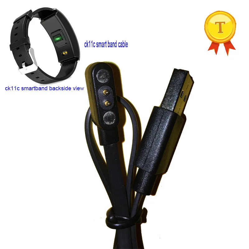 ck11c cable ck11c ck18s ck12 Смарт Браслет ck18 ЭКГ браслет на запястье браслет 2pin магнит зарядное устройство кабель для зарядки 2 контактный кабель для передачи данных - Цвет: ck11c cable