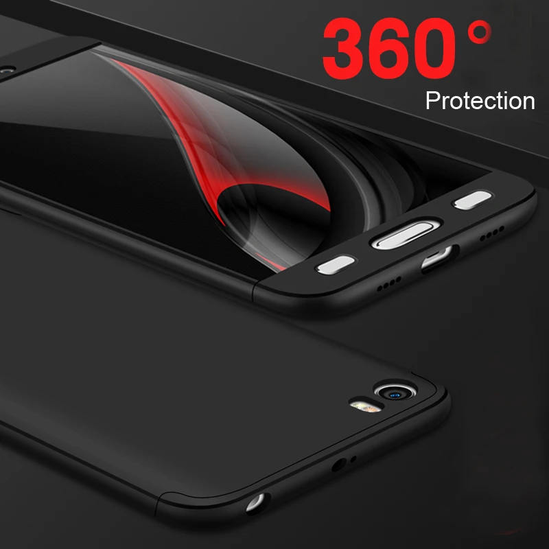 For Xiaomi mi5 Case Vpower 360 Full Protection Shockproof 3 In 1 mi 5 m5 Hard Slim Matte Cover 5.15 inch |