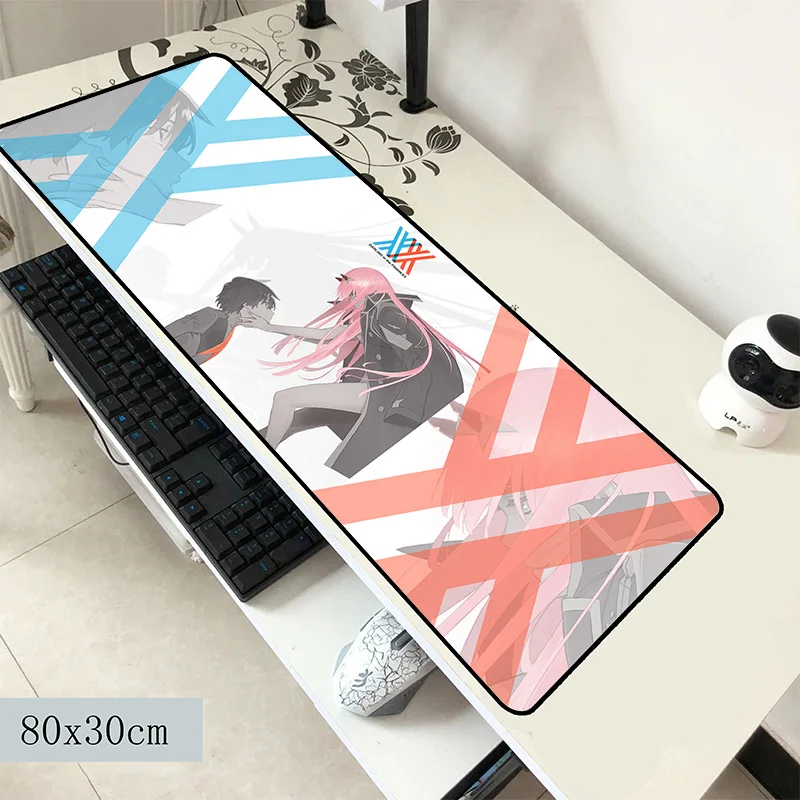 Коврик для мыши darling in the franxx компьютерный геймер коврик 800x300x3 мм новый