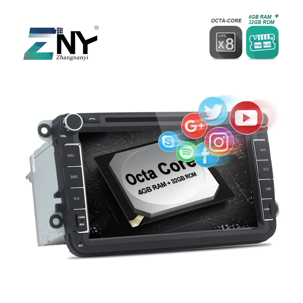 2019 высокое качество ips дисплей Android 8 0 автомобильный DVD gps Радио для гольфа Passat СС EOS