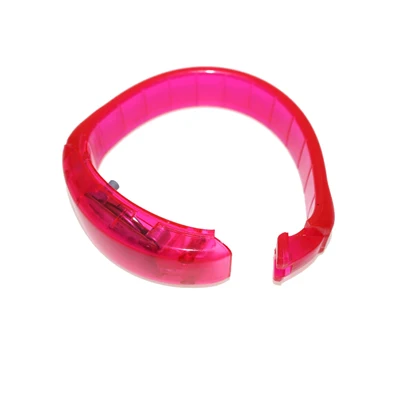 rose red 30 шт., светодиодный Светодиодный светильник со звуковым управлением, браслет с активированным свечением, мигающий браслет для Хэллоуина, Рождества, фестиваля, вечерние принадлежности - Цвет: rose red