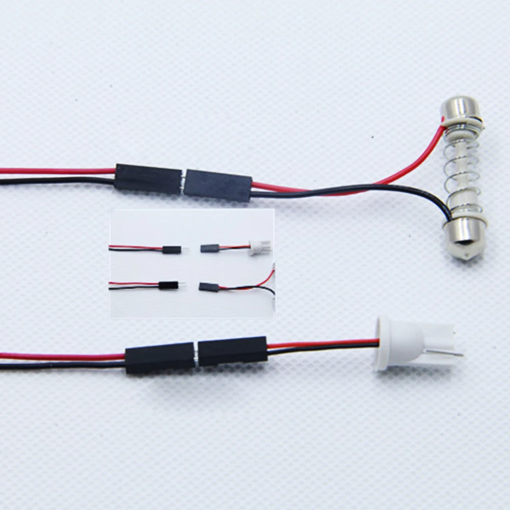 Универсальный весна двойной коннектор Sharp T10 36 SMD COB Светодиодные Автомобильные