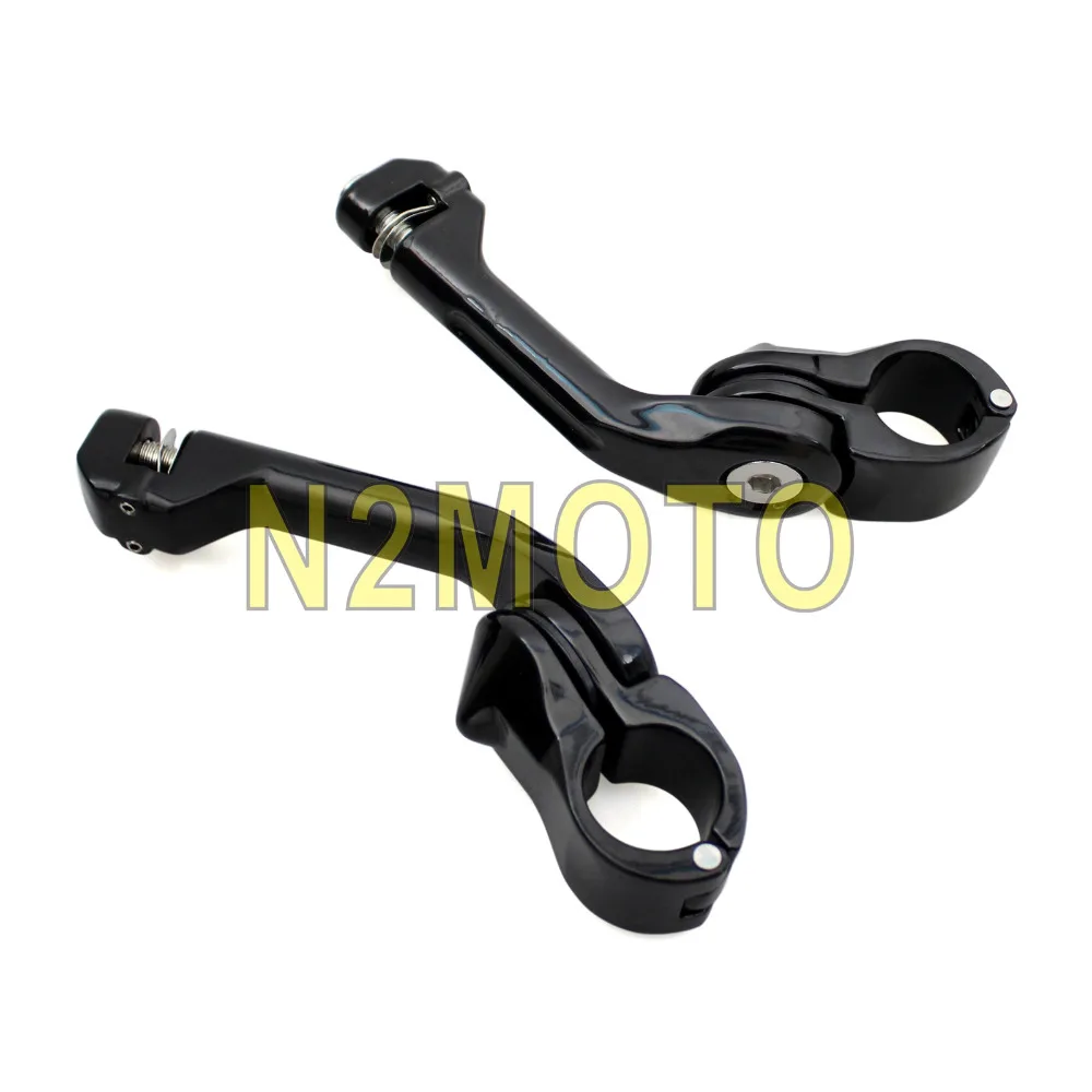 

1.25" Black Motorcycle 32mm Tube Engine Guard Highway Footpeg Clamp Mount for Harley Honda Suzuki Kawasaki