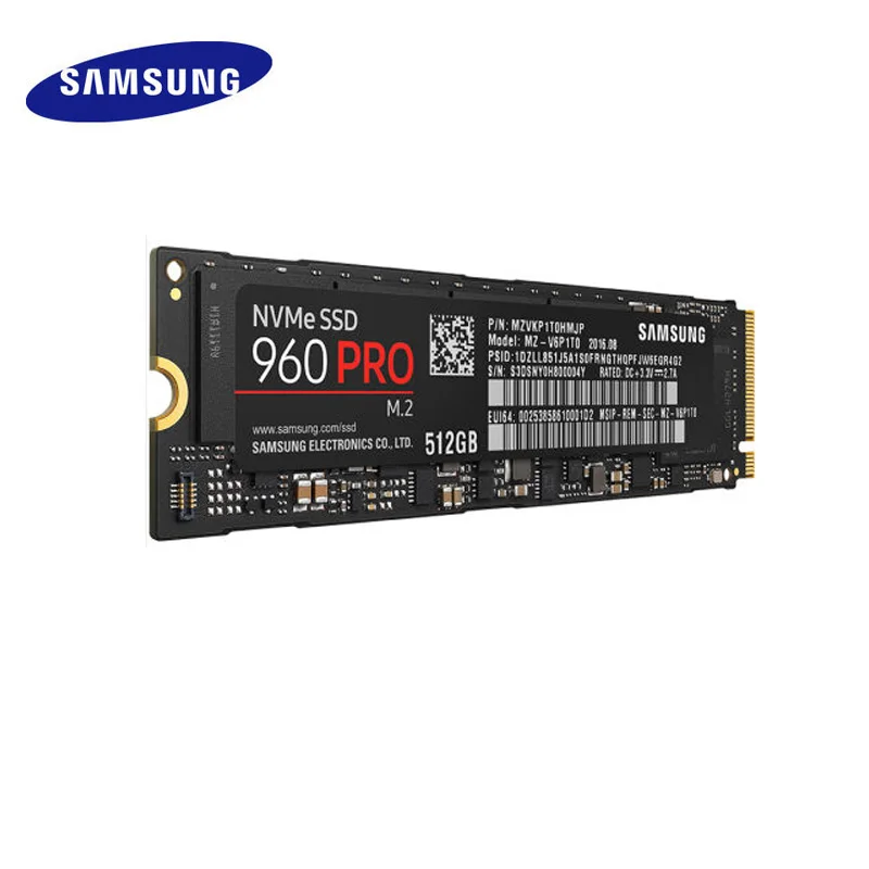 Внутренний SSD samsung 960 PRO MZ-V6P512BW 512 ГБ 2,5 дюйма скорость чтения до 3500 МБ/с./с М2. 2280 твердотельный накопитель для ноутбука/настольного компьютера