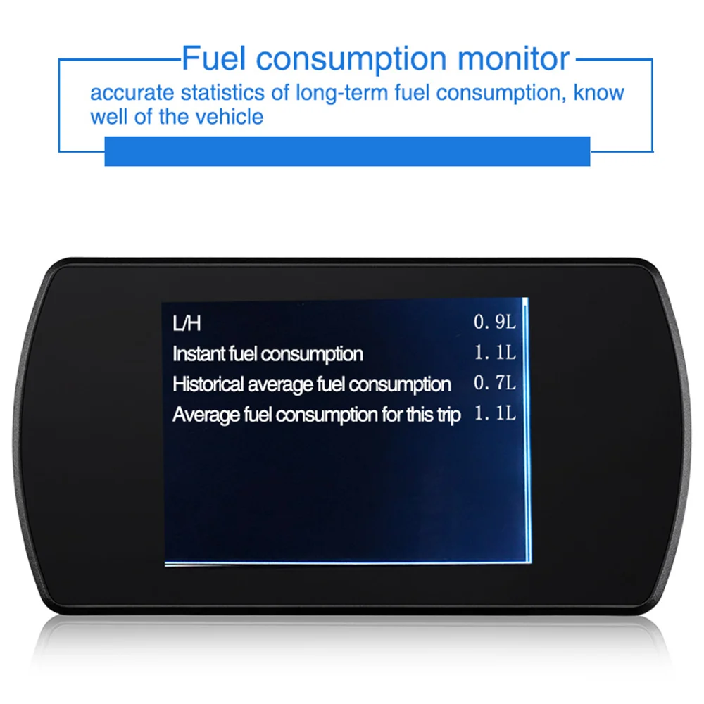 OBDSPACE P12 OBD2 Head Up дисплей бортовой цифровой компьютер Smart HUD Спидометр напряжение расход топлива сигнализация OBDII дисплей