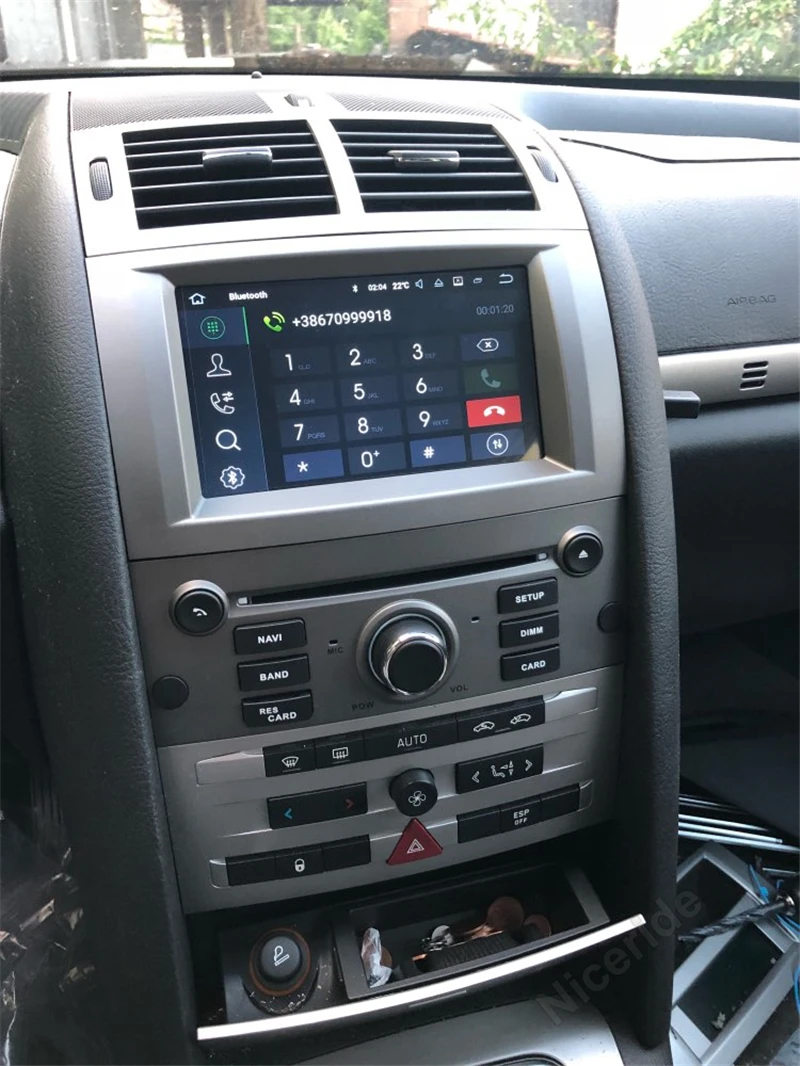 Ips Авторадио Android 8 dvd-плеер автомобиля для peugeot 407 2010-2004 gps навигация головное