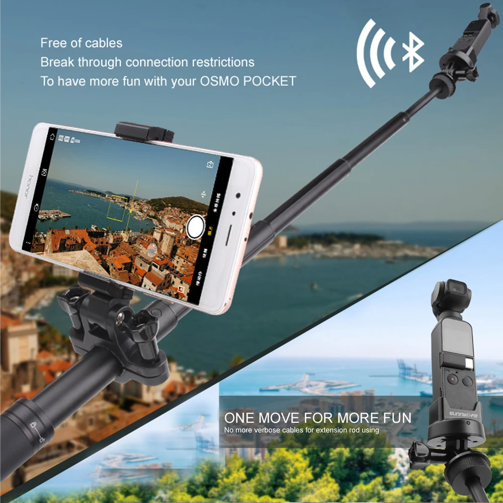 Для DJI Osmo карманные аксессуары ручной карданный адаптер для камеры для DJI Osmo крепление для телефона зажим для DJI Osmo Карманный карданный