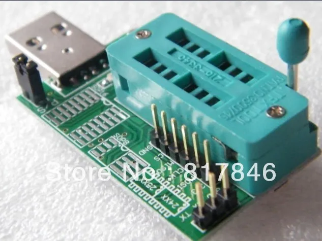 Бесплатная доставка Bios плата MX25L6405 W25Q64 USB программист ЖК дисплей горелка CH341A Progammer