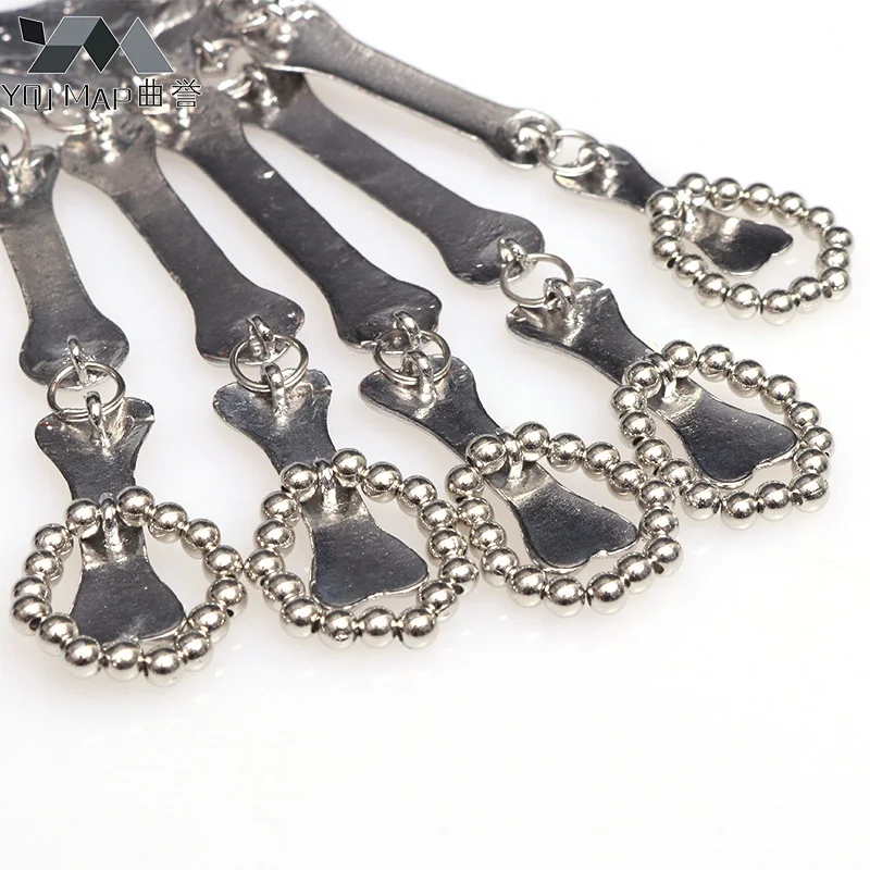 

Women Fashion Halloween Hand Skull Skeleton Elastic Bracelet Bangle + Rings RCH Cool