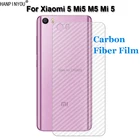 Защитная пленка для задней панели Xiaomi 5, Mi5, M5, Mi 5, 5,15 дюйма, с защитой от отпечатков пальцев, из углеродного волокна (не закаленное стекло)