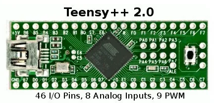 

Teensy 2,0 ++ USB AVR макетная плата клавиатура мышь ISP U диск Экспериментальная плата AT90USB1286