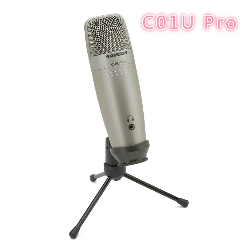 C01u pro Samson C01U Pro USB Студийный конденсаторный микрофон для профессионального радио диктофона, речевого повествования - Цвет: C01u pro