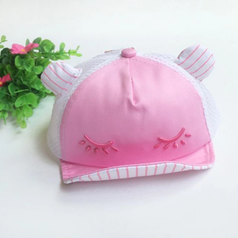 Baby Caps New Girl Boys Cap Summer Hats For Boy Infant Sun Hat With Ear 2017 Sunscreen Spring Accessories | Мать и ребенок