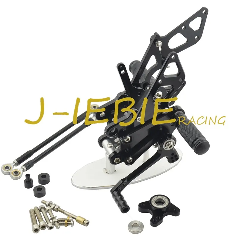 CNC гоночный Rearset Регулируемые задние комплекты подножки подходят для Honda CBR600RR