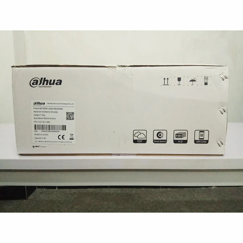Видеорегистратор Dahua NVR POE 16Ch 32CH NVR4416 16P 4KS2 NVR4432 1.5U H.265 H.264 16PoE порты 8MP разрешение
