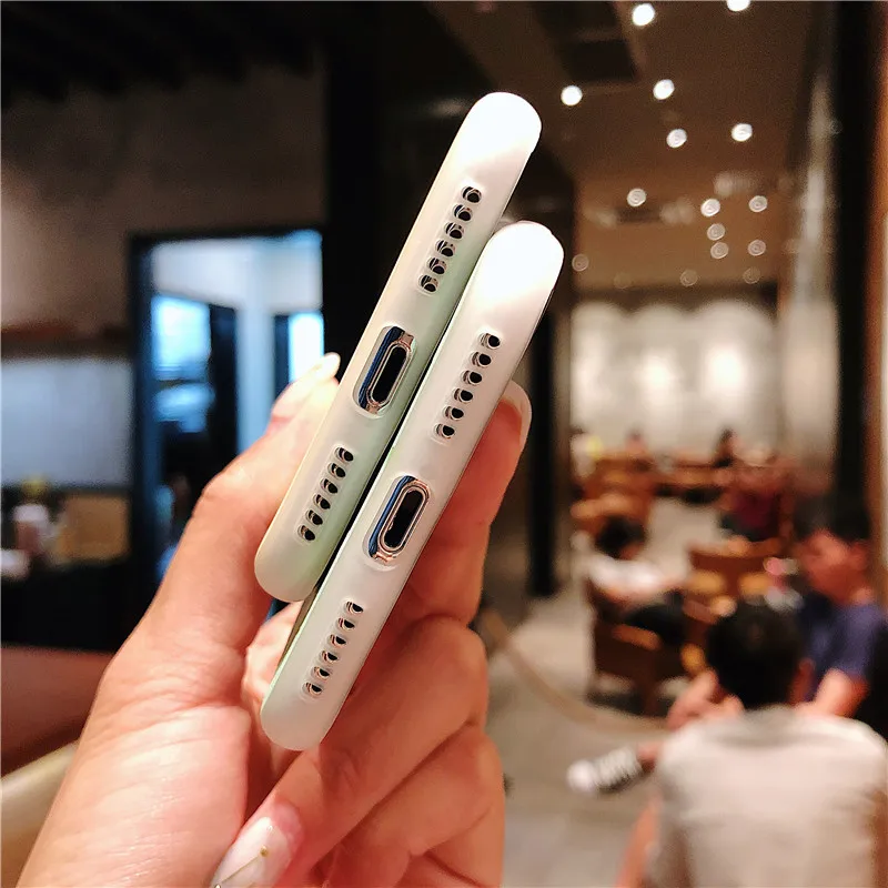 Pure and fresh Lemon Transparent Matte No clamping line soft shell Total package side for iphone 6 6p 7 8 Plus X Phone Case |