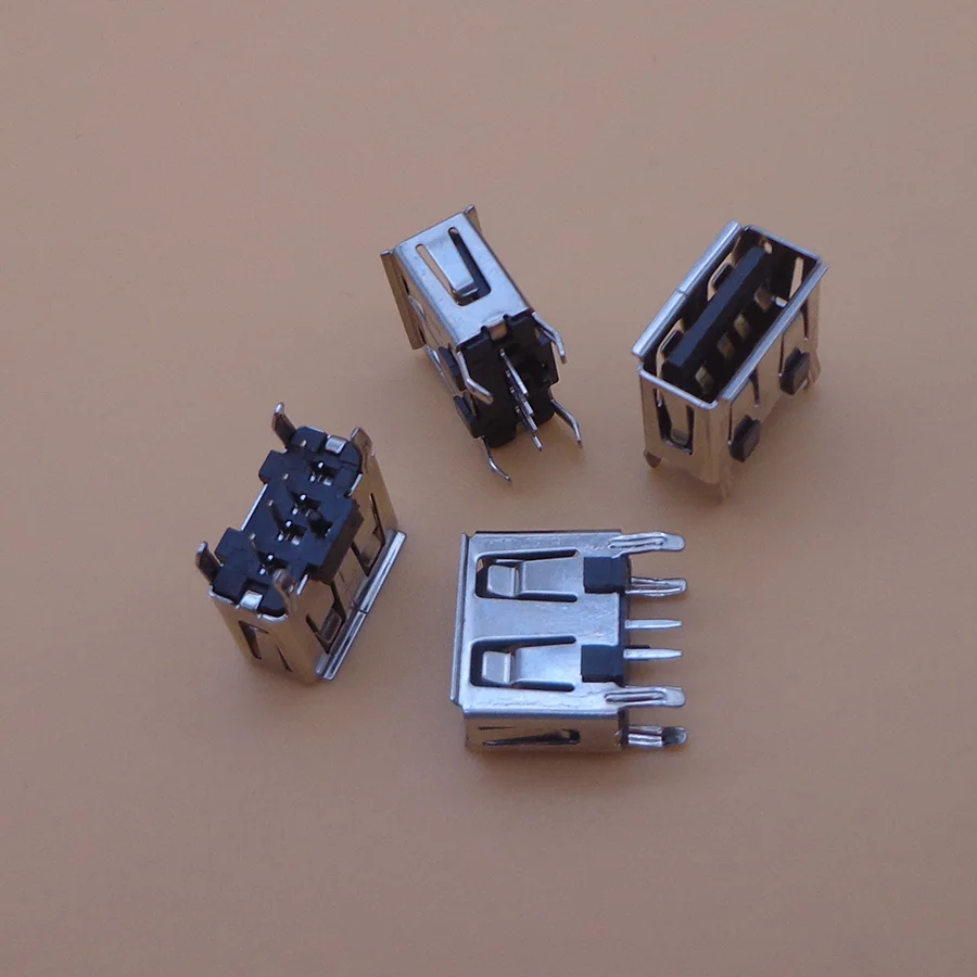 100 шт. материнская плата для ноутбука micro 2 0 USB 4pin 4 pin DC A Тип плоский угол (180