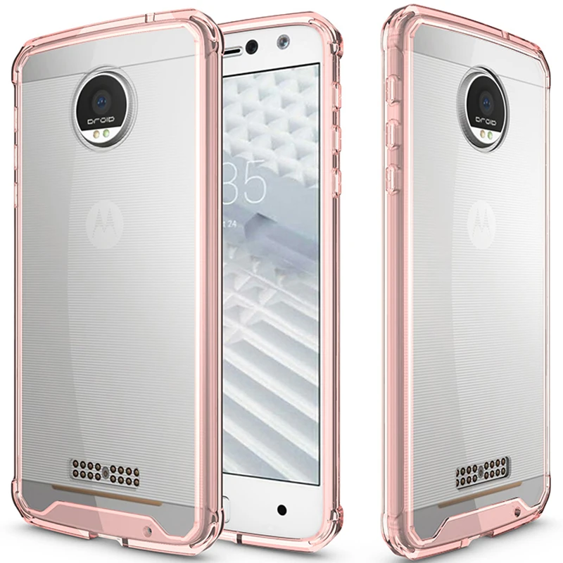 Для Motorola Moto Z Force чехол для Droid прозрачный капля Подушка бампер гибрид Edition |