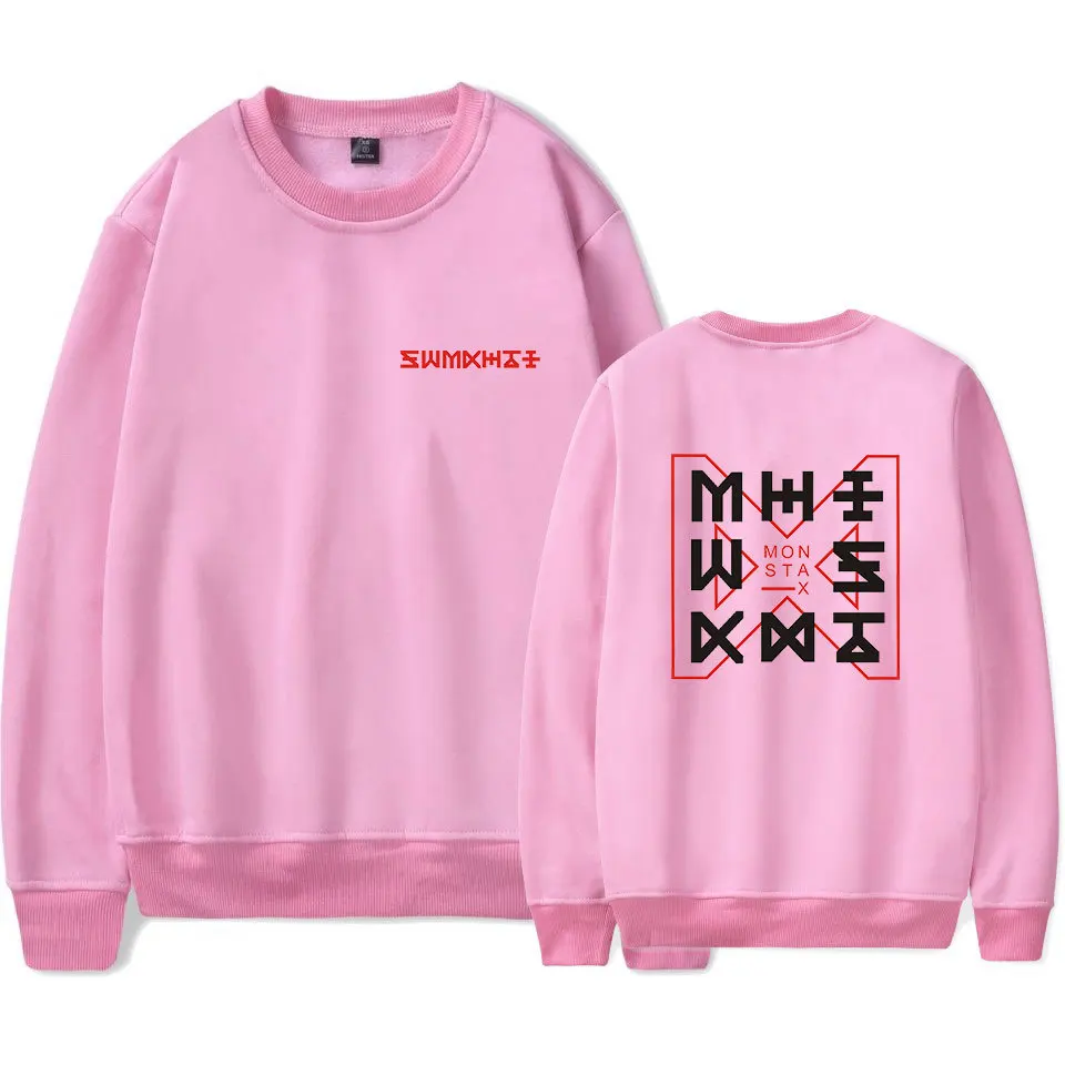 Kpop Monsta X Толстовка для женщин и мужчин толстовка K-pop Wonho YOOKIHYUN I.M jooheon