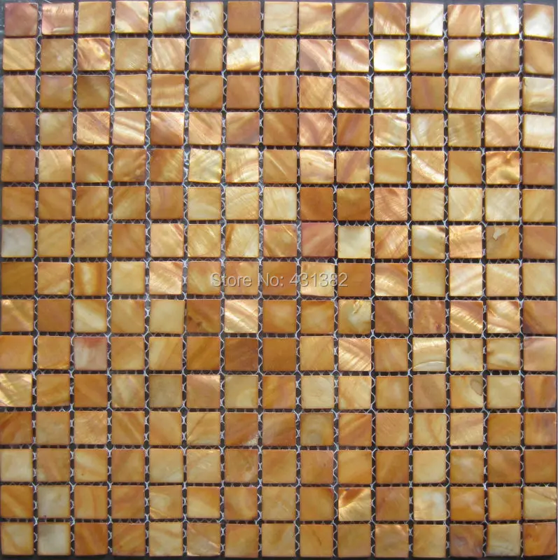 Мозаичная плитка золотистого цвета 305*305*2 мм|mosaic kitchen|mother homekitchen mosaics |