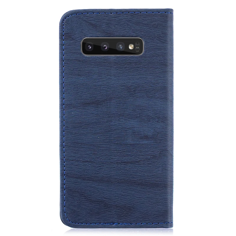 Кожаный чехол с текстурой дерева для samsung Note 10 Plus Pro S10 S9 S8 Plus S10E Note 8 9 S7 Edge A8 A7 откидной бумажник силиконовый чехол