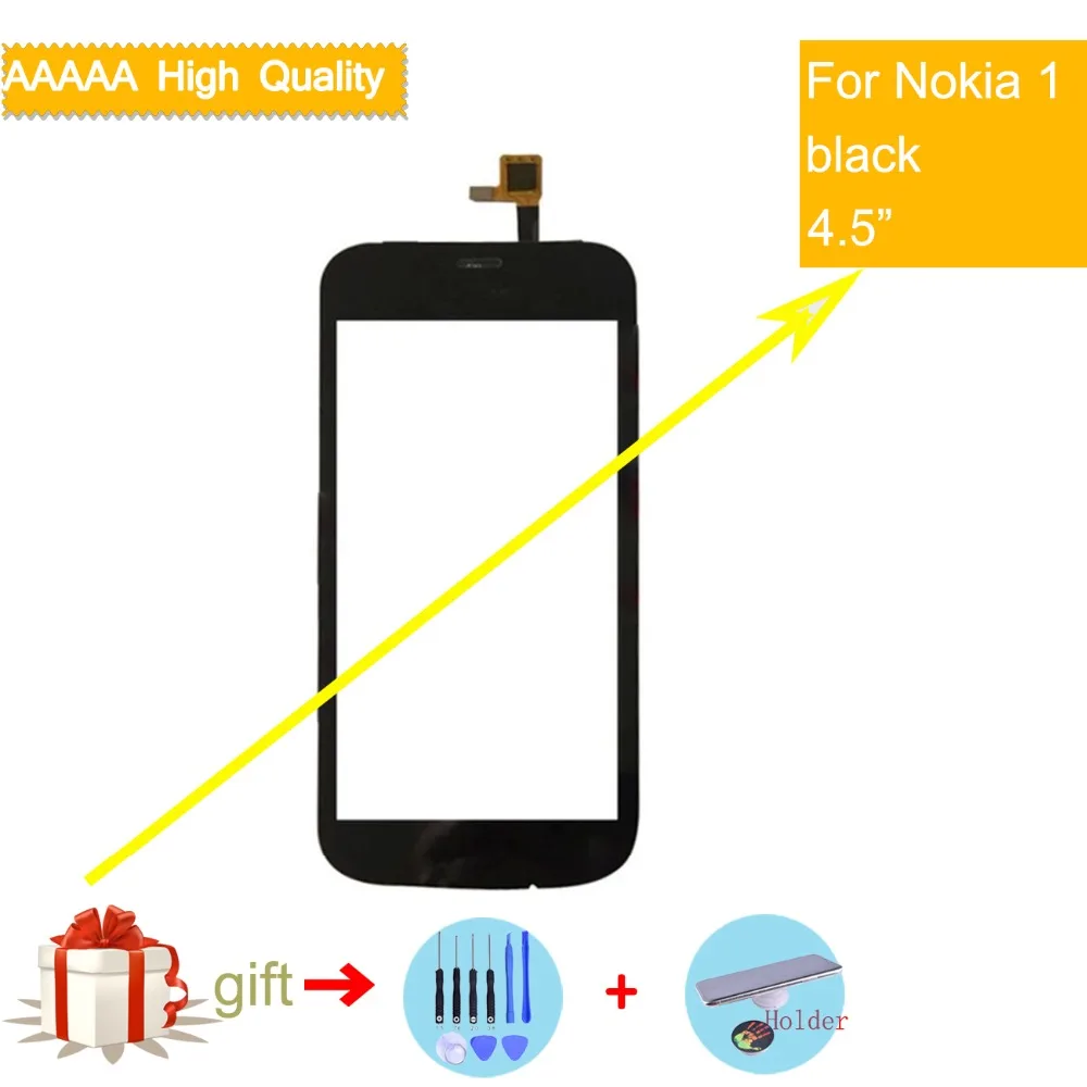 Сенсорный экран для Nokia 1 N1 Nokia1 сенсорный дигитайзер с рамкой стеклянный объектив
