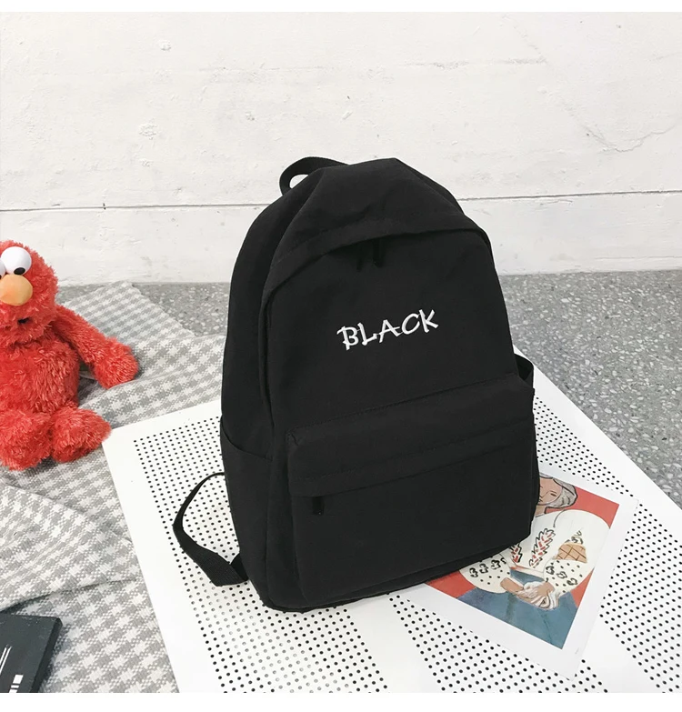 Модный рюкзак, Холщовый женский рюкзак с буквенным принтом, рюкзак Mochilas, женская школьная сумка для девочки-подростка, сумка через плечо, рюкзак