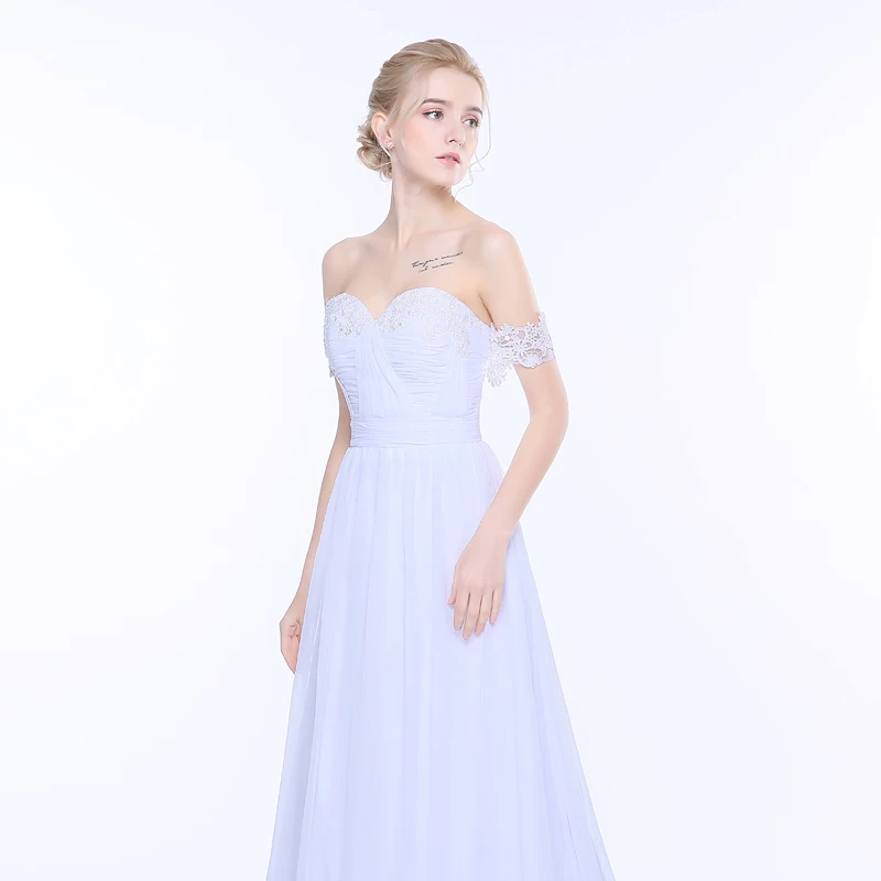 ADLN богемное Дешевое романтичное свадебное платье со съемным шлейфом шифоновое