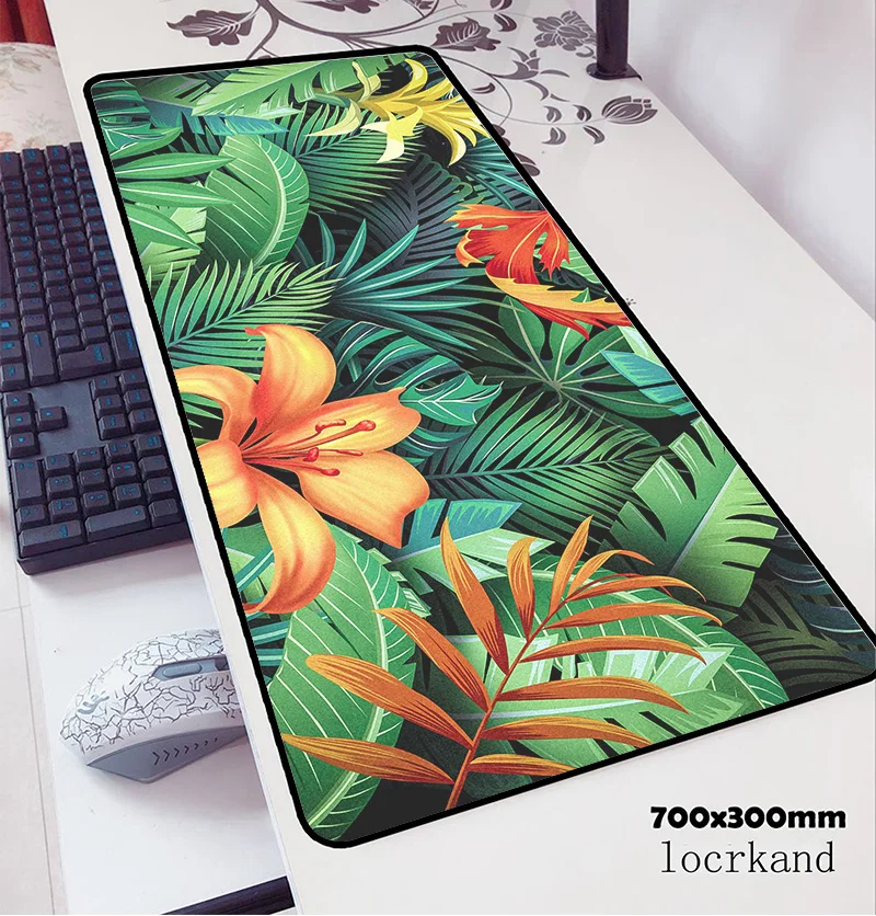 Коврик для мыши с изображением фламинго дома 700x300x2 мм коврик notbook компьютерный