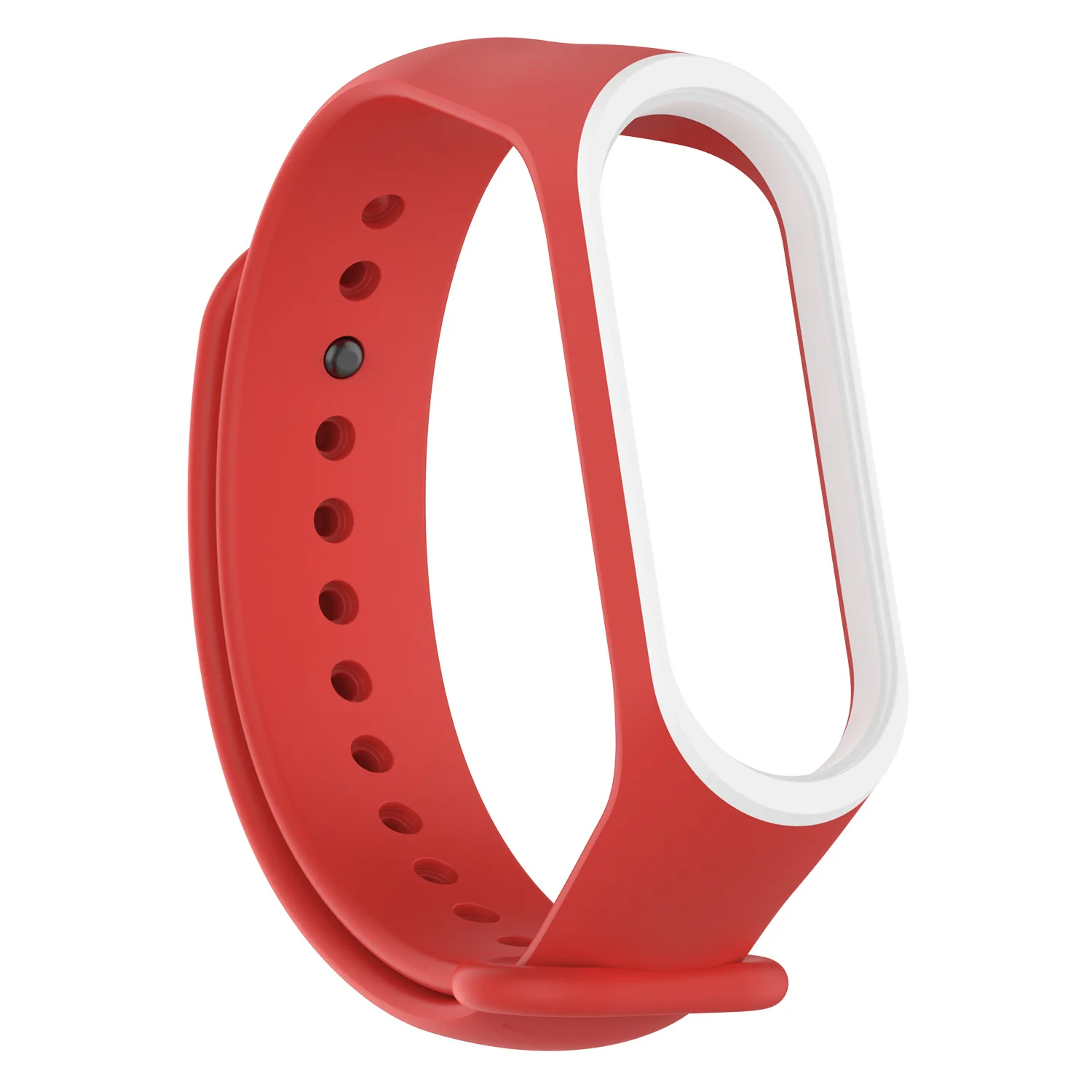 06Redwhite Laforuta спортивный силиконовый ремешок для Xiaomi mi Band 4 браслет mi band 3 сменный ремешок для mi Band 3 4 - Цвет ремешка: 06Redwhite