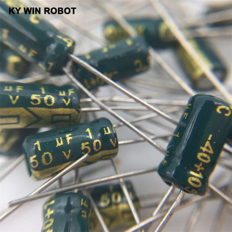 

Pengiriman gratis 50 pcs/lot 50 V 1 UF 4*7mm 4mmX7mm Aluminum electrolytic capacitor ic