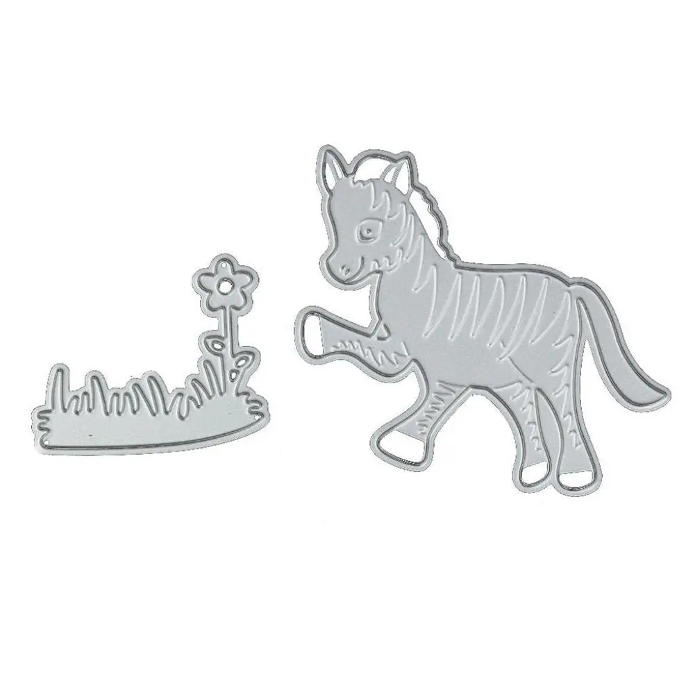 Перфорации шаблон Pro Трафареты тиснения Скрапбукинг резки умирает (лошадь