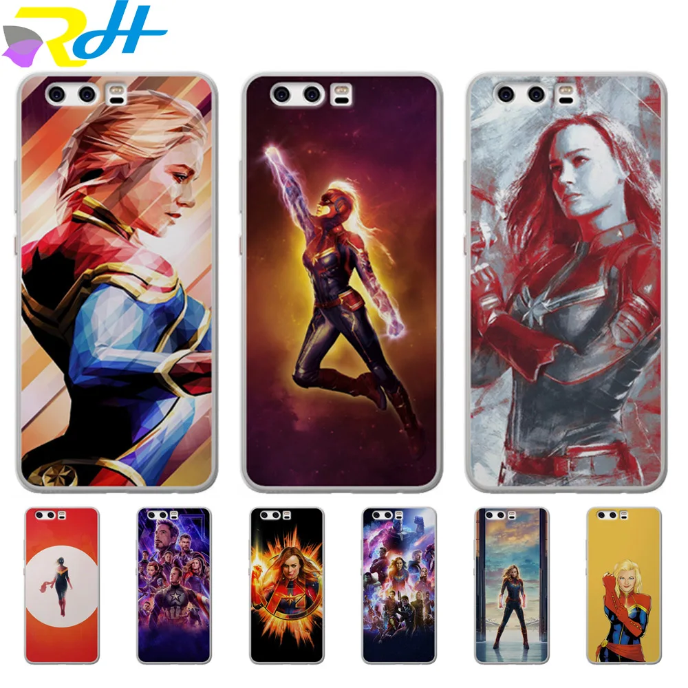 Для Huawei honor 6A 6X9 чехол капитан Марвел для телефона 7A Pro 7X 7C5. 7 8 Lite 8C 8X9 10 Coque