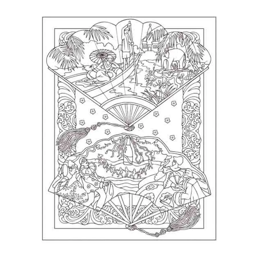 Винтажная книжка-раскраска ручной Funs-раскраска антистресс для взрослых снятие